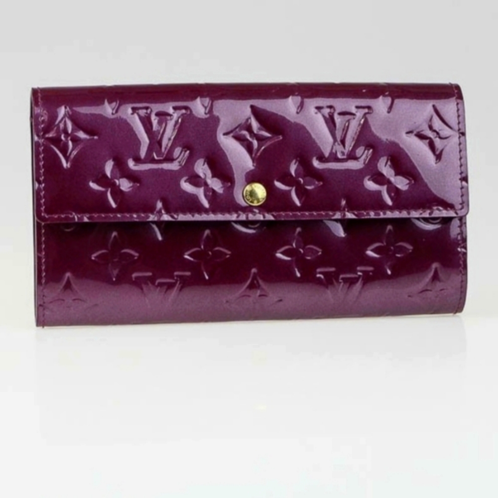 Authentic Louis Vuitton Long Vernis Sarah wallet - Picture 14 of 16